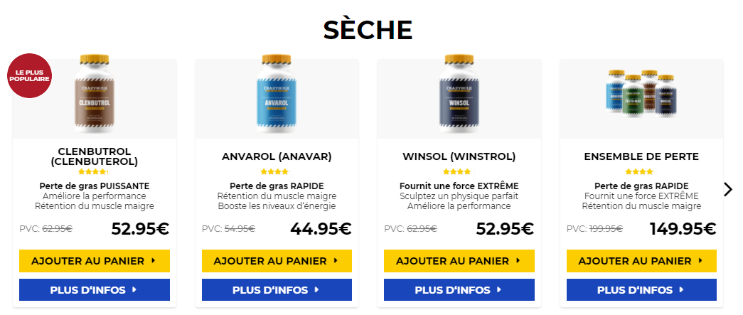 achat stéroides anabolisants Testosterone Enanthate 100mg